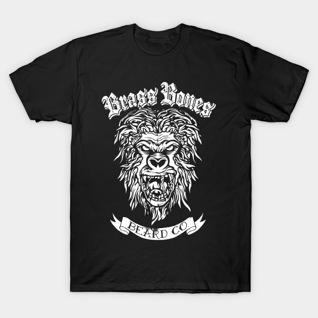 Squatches Own (white print) T-Shirt by Brass_Bones_Beard_Co